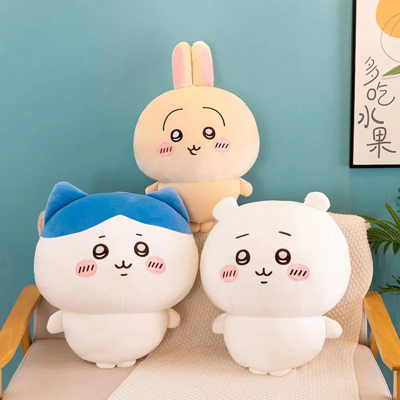20-50CM Cartoon Usachi Chiikawa Doll Jiikawa Chikawa Series Doll Hachi Self-Deprecating Bear Plush Toy Pillow Children'S Gift Soft Stuffed Animals