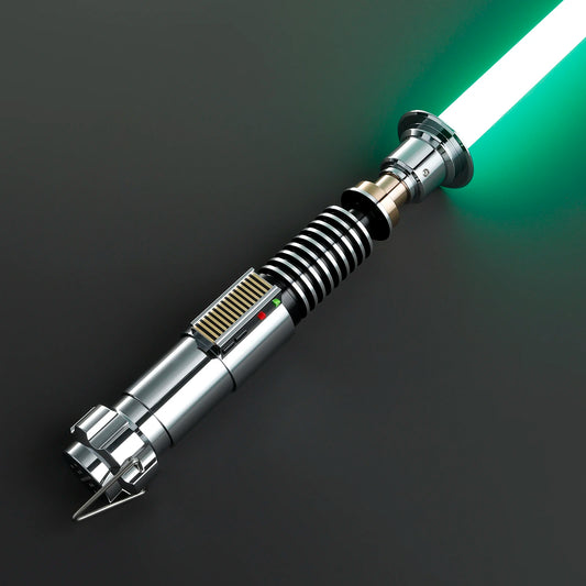 Luke Skywalker Episode VIII Heavy Dueling Xeno Pixel Lightsaber with Metal Hilt, 34 Sound Fonts, and Sensitive Smooth Swing Features