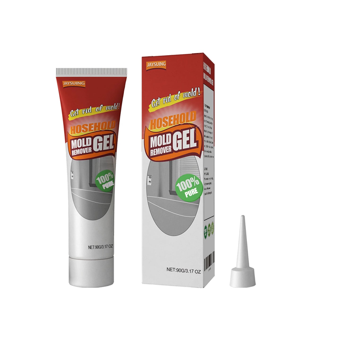 1/2/3/5/10PCS Household Mold Remover Gel Effectively Removes Scale Mildew & Stubborn Stains Eliminates Damp Odor Prevents Fungi