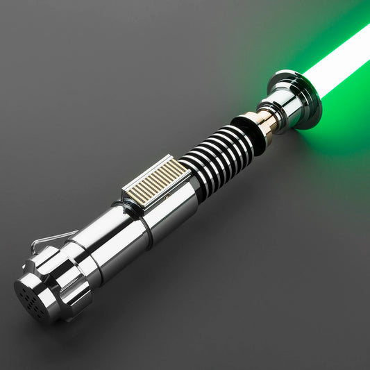 Luke Skywalker Episode VIII Heavy Dueling Xeno Pixel Lightsaber with Metal Hilt, 34 Sound Fonts, and Sensitive Smooth Swing Features