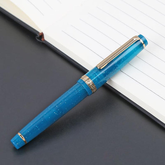 Jinhao Fountain Pen Set - Smooth Writing F Nib with Ink Refill Converter & Gift Box Ideal for Professionals, Office, Journaling, and Gifts