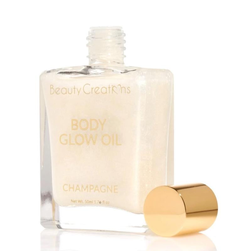 Beauty Creations-Body GLOW OIL CHAMPAGNE/GOLD/BRONZE Net Wt. 50Ml 1.76 Fl Oz-Body Shimmer