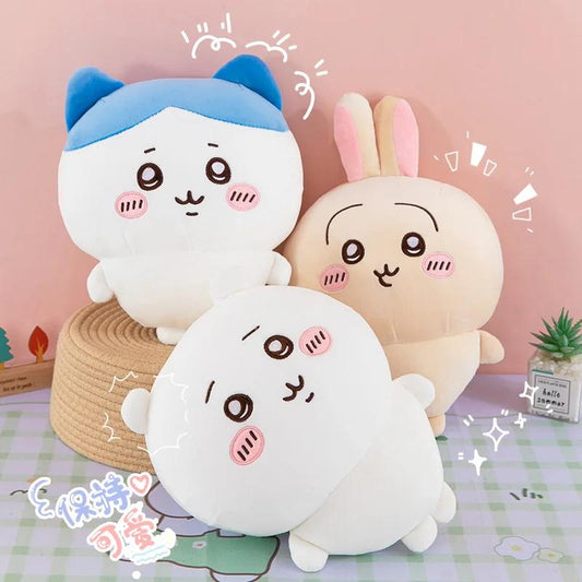 20-50CM Cartoon Usachi Chiikawa Doll Jiikawa Chikawa Series Doll Hachi Self-Deprecating Bear Plush Toy Pillow Children'S Gift Soft Stuffed Animals