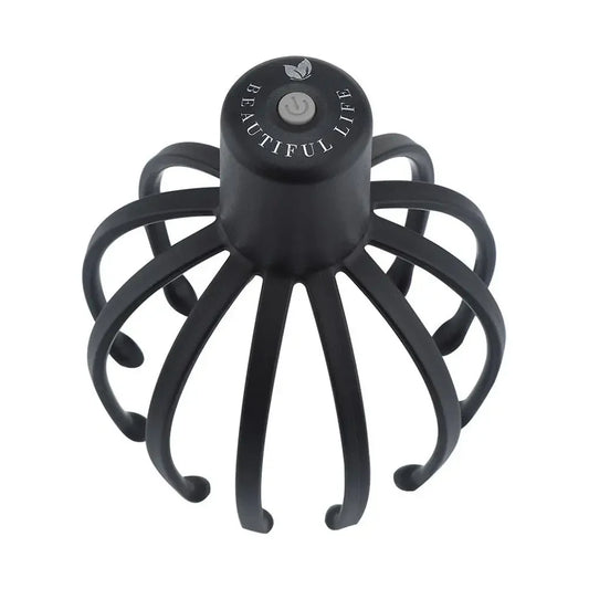Electric Octopus Claw Scalp Massager - Rechargeable Therapeutic Stress Relief and Stimulation Device